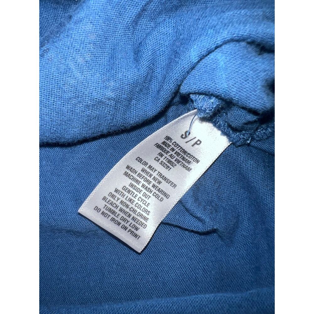 Y2K Aeropostale blue whimsy v-neck baby doll top size small - Picture 9 of 9